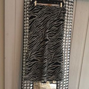 Zero Orez Zebra Print skirt